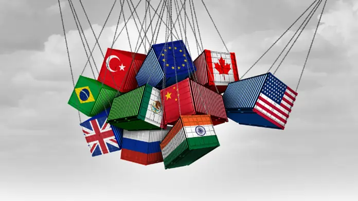 country flags in square shapes